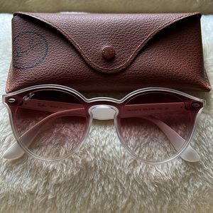 Ray-ban Blaze Matte transparent/red gradient